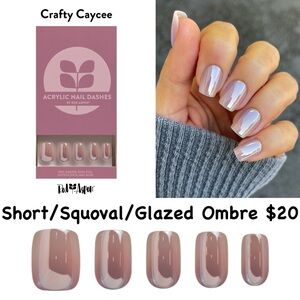 Red Aspen Crafty Caycee Press-On Nails - Pink Ombre
